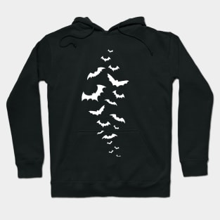 Flock of Bats (White) Hoodie